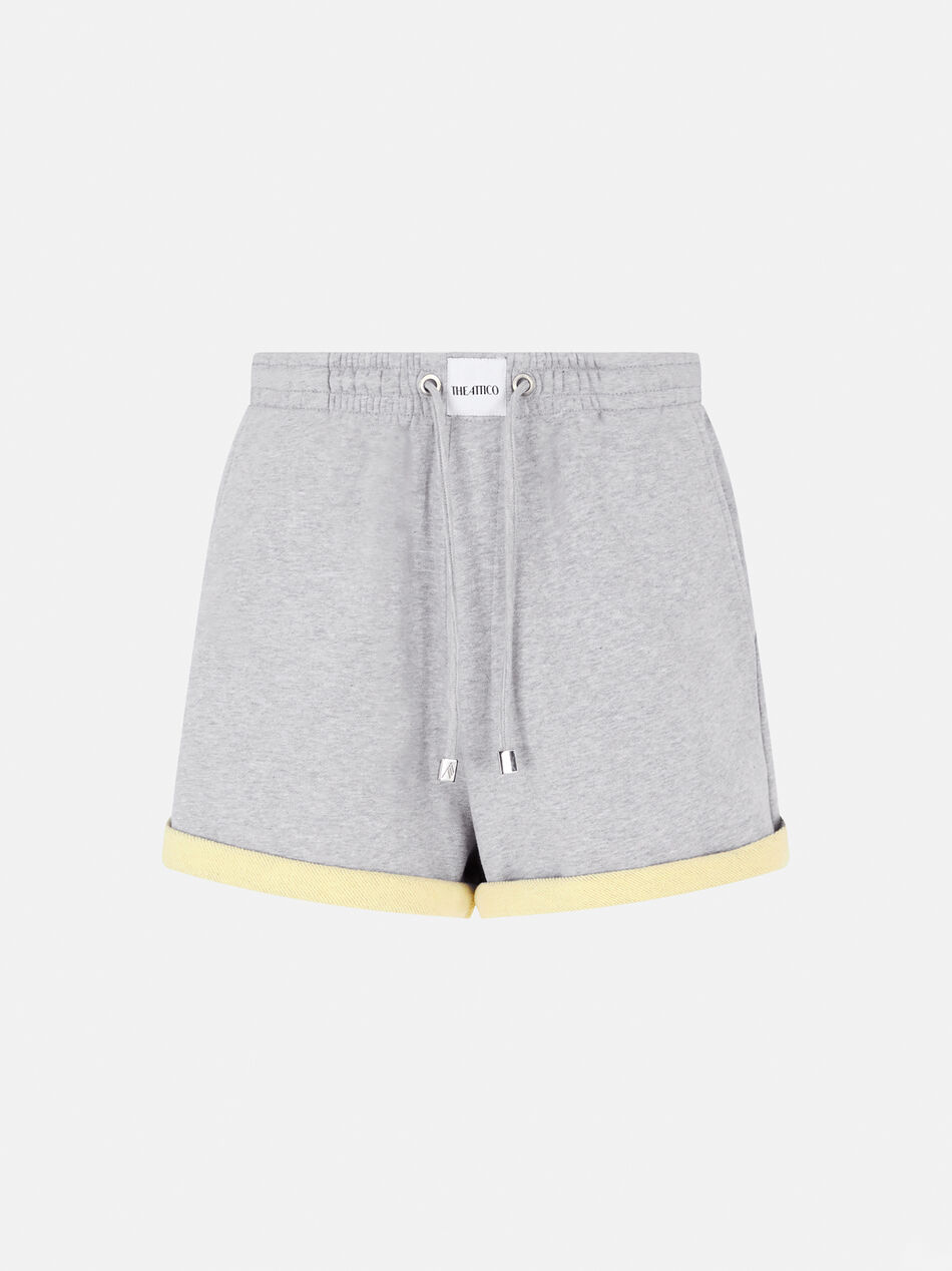 THE ATTICO Grey and honey short pant Grey/honey 260WCQ00013JJF007AA841