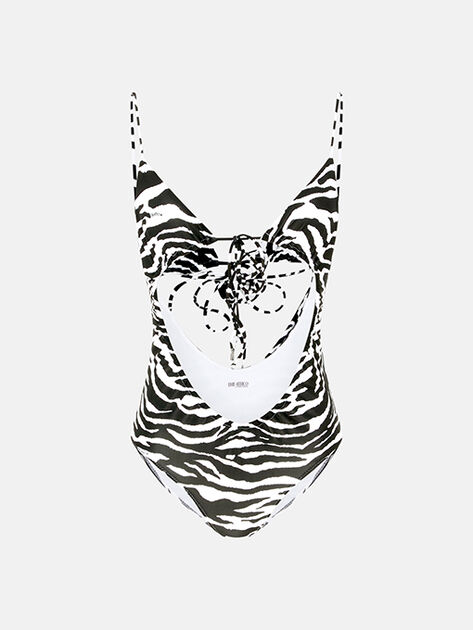 THE ATTICO White and black one piece WHITE/BLACK 260WBA00006PAA116PR020
