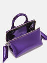 THE ATTICO "Friday" purple mini handbag  236WAH02PU02035