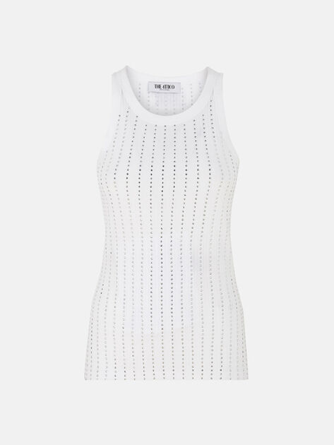 THE ATTICO White tank top WHITE 250WCN00004JJJ051TR001