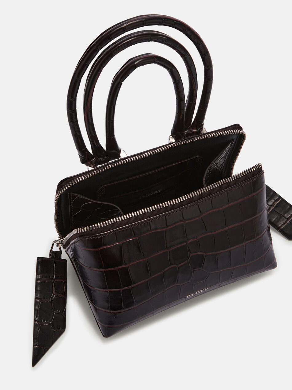 THE ATTICO ''Friday'' coffee mini bag COFFEE 260WAH00060LBT021PR207