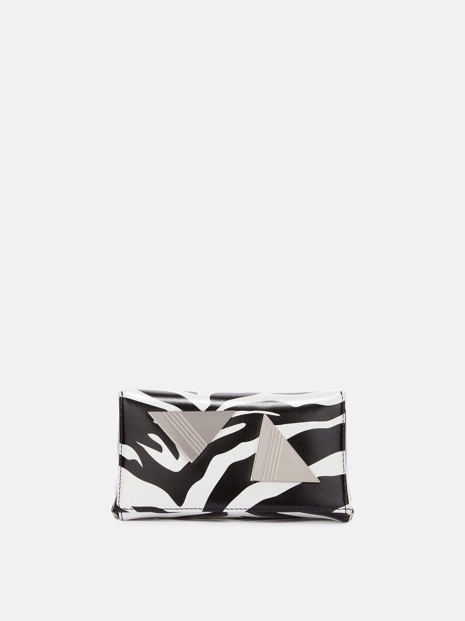 THE ATTICO ''Friday'' white and black mini bag  WHITE/BLACK 231WAH00002LBT020PR020