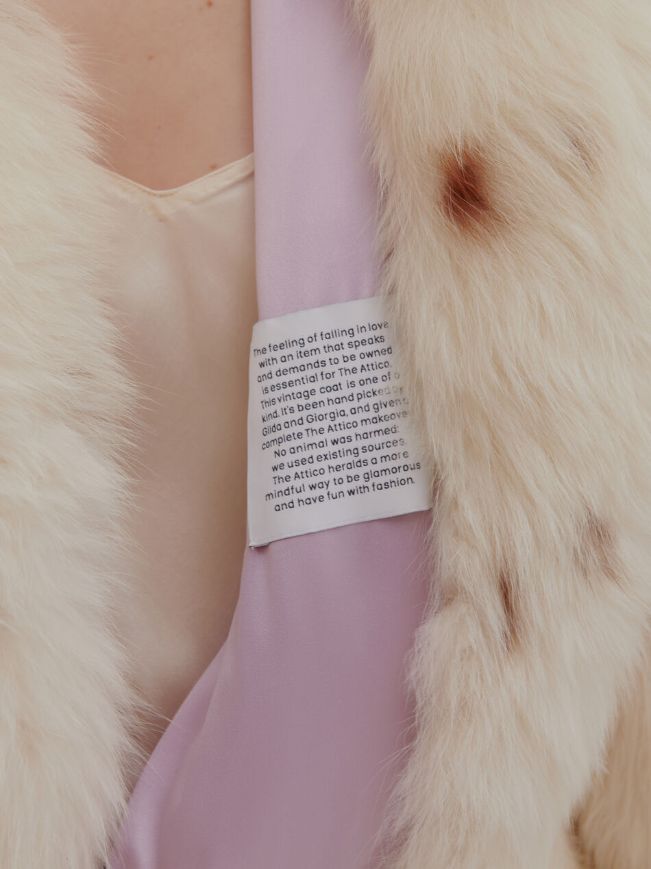 The Attico "Call Me Back" upcycled jacket ICE 202WCX05F001042