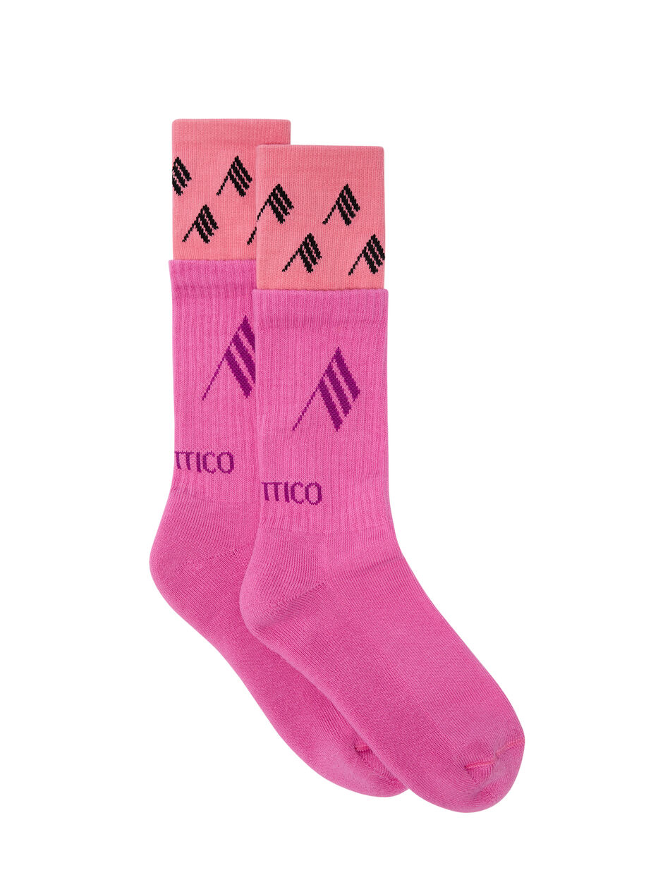 THE ATTICO Pink double socks PINK 260WAK00024CCC132AA026