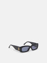 THE ATTICO "Mini Marfa" black sunglasses