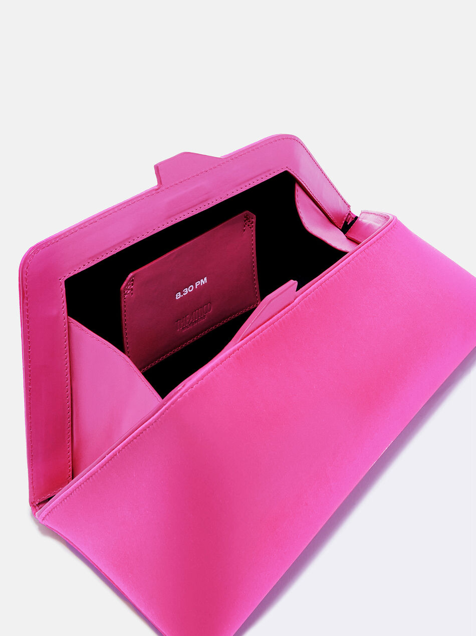 THE ATTICO ''8.30 PM'' fuchsia oversized clutch FUCHSIA 241WAH00001VVV007AA008