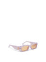THE ATTICO ''Mini Marfa'' purple sunglasses  229WAS11MET2380