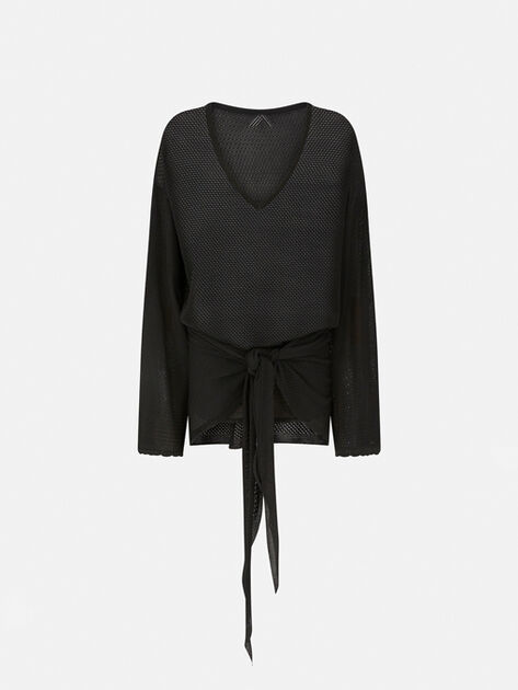 THE ATTICO Black mini dress Black 250WCA00418VVV092AA100