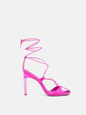 THE ATTICO ''Adele'' fuchsia lace-up sandal  232WS411V007008