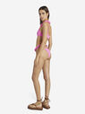 THE ATTICO Matte baby pink bikini bottom  215WBB15PA15007