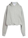 THE ATTICO "Maeve" light grey sweater