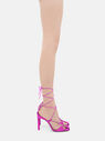 THE ATTICO ''Adele'' fuchsia lace-up sandal  232WS411V007008