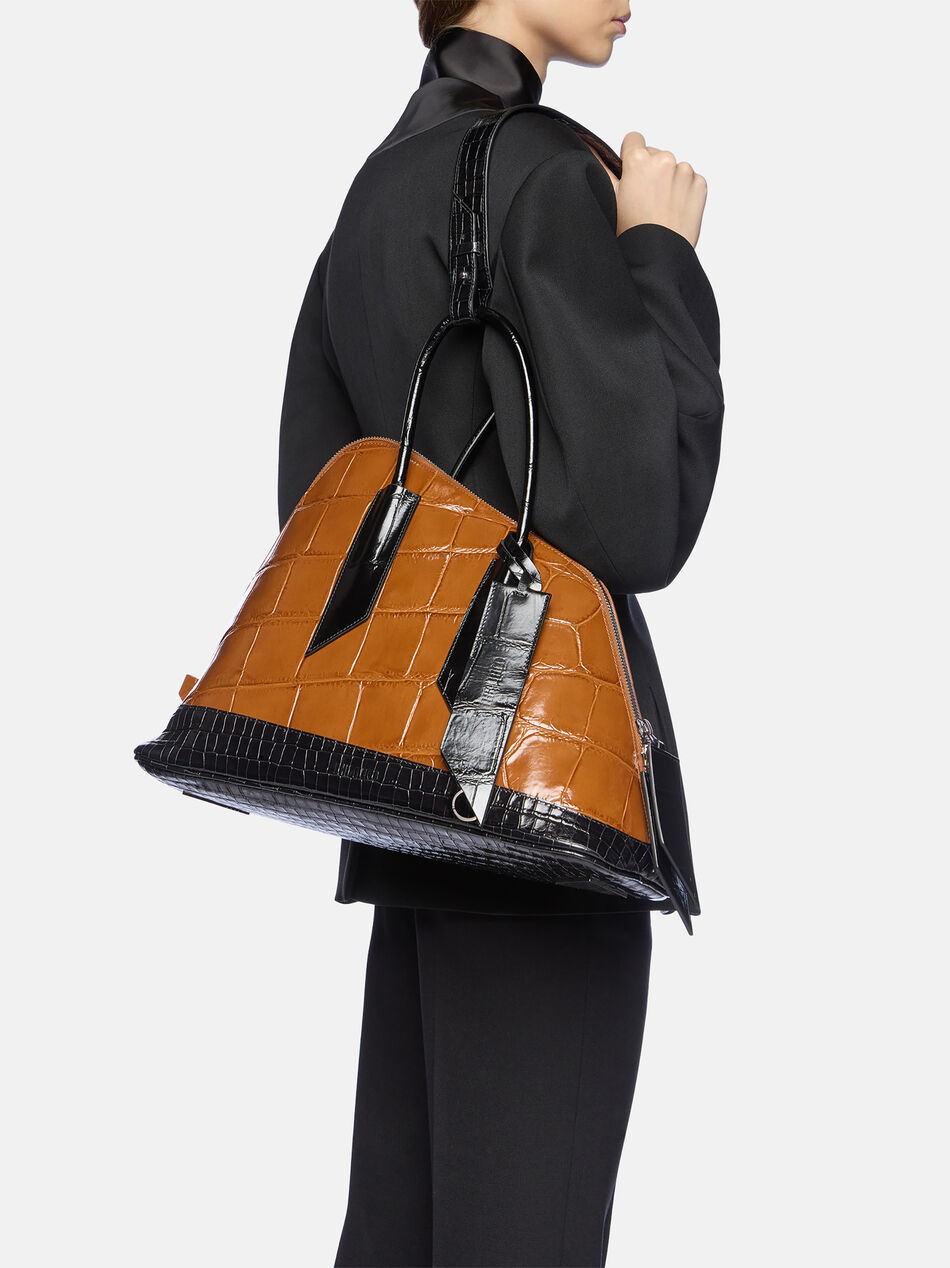 THE ATTICO ''La Sant Ambroeus'' top handle Shaded brown 260WAH00064LBT154PR490