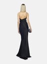 THE ATTICO ''Melva'' black long dress BLACK 232WCW69E020100