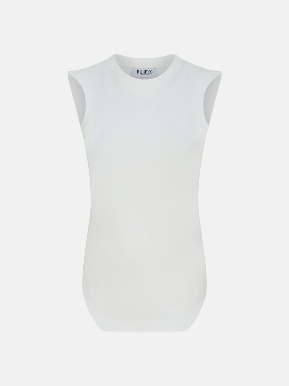 THE ATTICO "Reese'' white tank top WHITE 250WCN00003JJJ025AA001