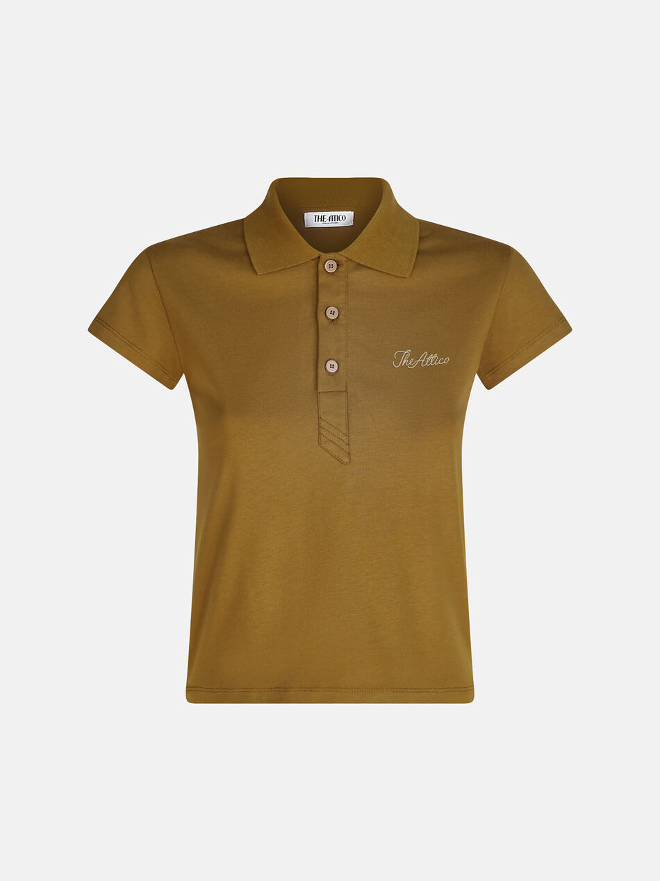 THE ATTICO Military green t-shirt MILITARY GREEN 251WCT00358JJJ025AA081