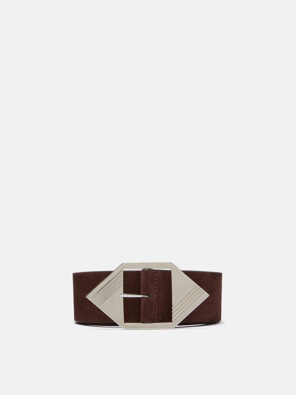 THE ATTICO Chocolate belt Chocolate 241WKE17L007590