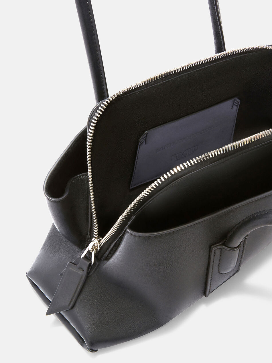 THE ATTICO ''La Passeggiata Small'' black top handle Black 250WAH00058LBT019AA100