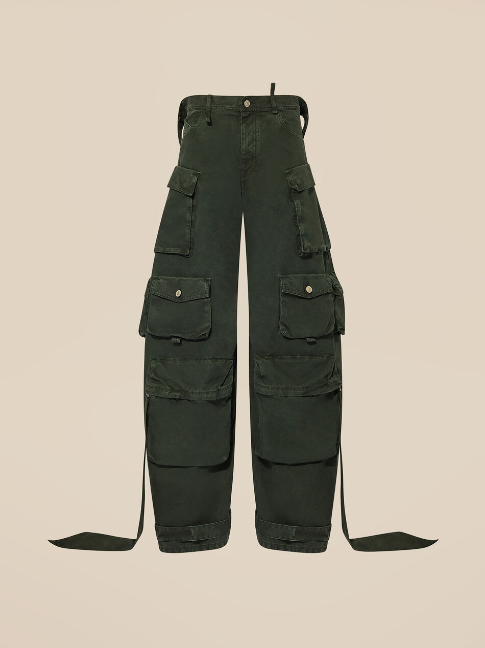 THE ATTICO Ivy green long pants Ivy Green 246WCP180C093152