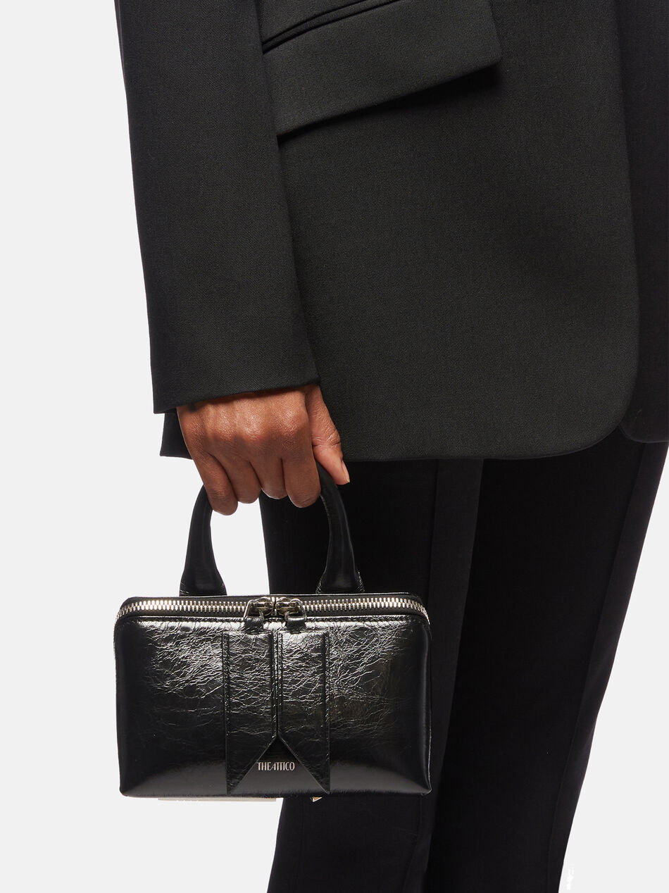 THE ATTICO ''Friday'' black mini bag Black 247WAH00002LBT110AA100