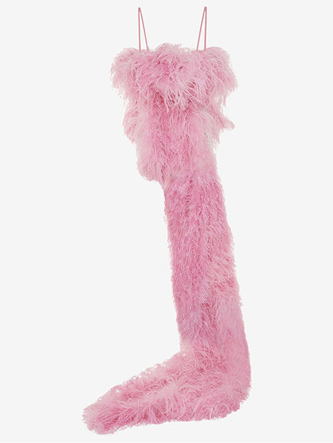 THE ATTICO ''Betul'' pink mini dress PINK 226WCW51H125026