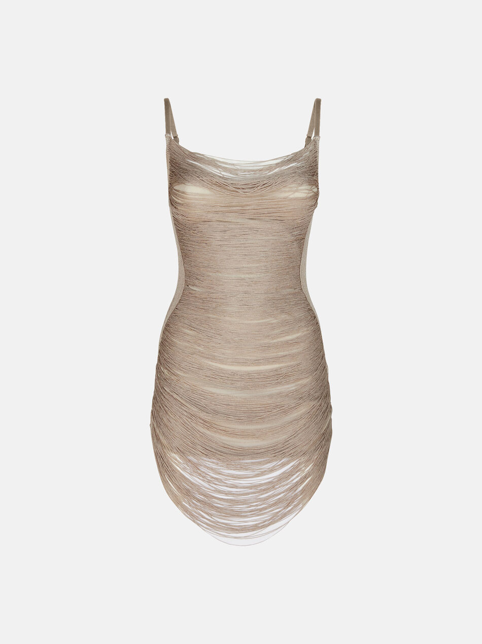 THE ATTICO Mini dress silver SILVER 251WCA00441KVV016AA002