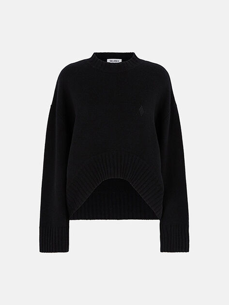 THE ATTICO Black sweater BLACK 250WCK00107KWS002AA100