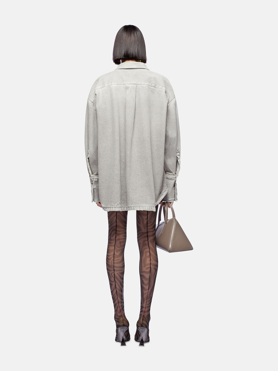 THE ATTICO ''Diana'' shirt jacket vintage grey Vintage grey 247WCB68D089733