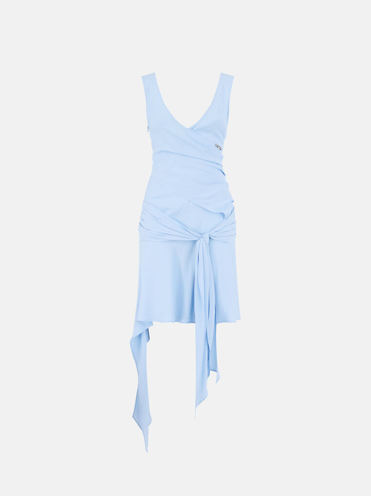 Attico Baby Blue Mini Dress