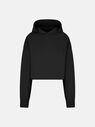 THE ATTICO ''Maeve'' black sweatshirt  227WCF04JF01100