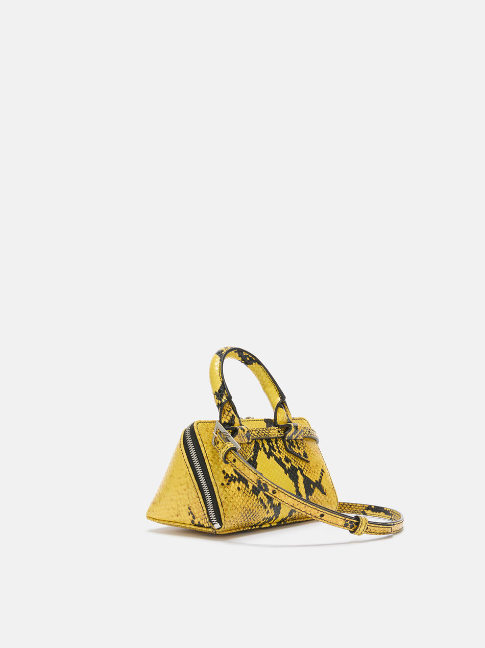 THE ATTICO ''Friday'' yellow and black mini bag YELLOW/BLACK 260WAH00002LBT003PR227