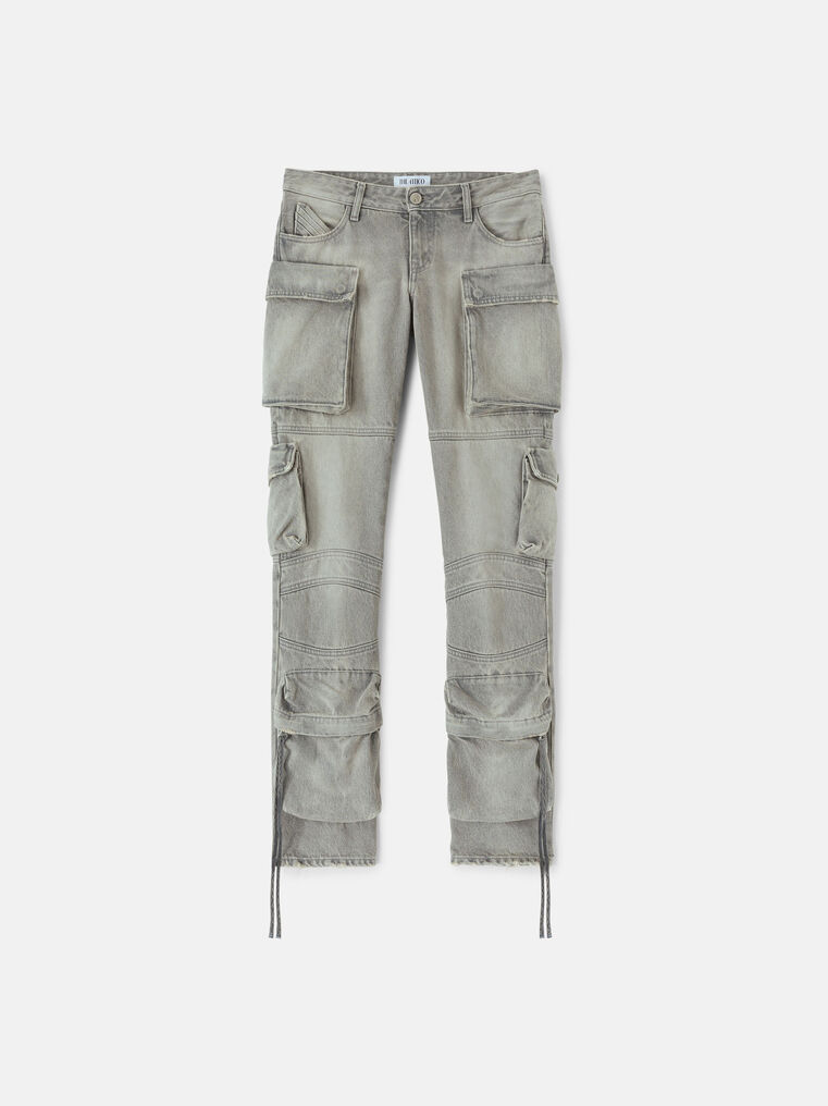 Attico ''essie'' Grey Long Pants