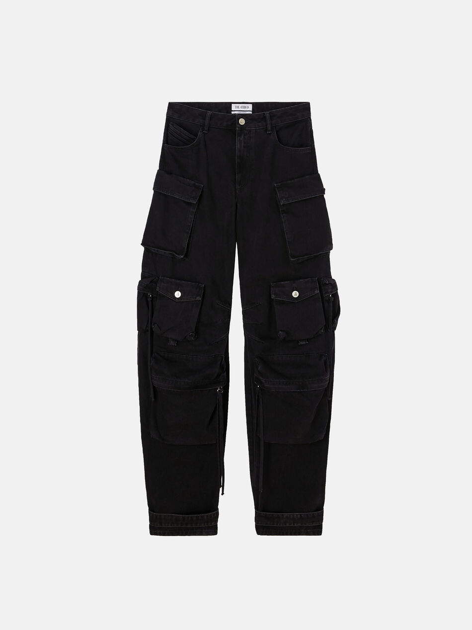 THE ATTICO ''Fern'' black long pants Black 250WCP00084DDD066AA100