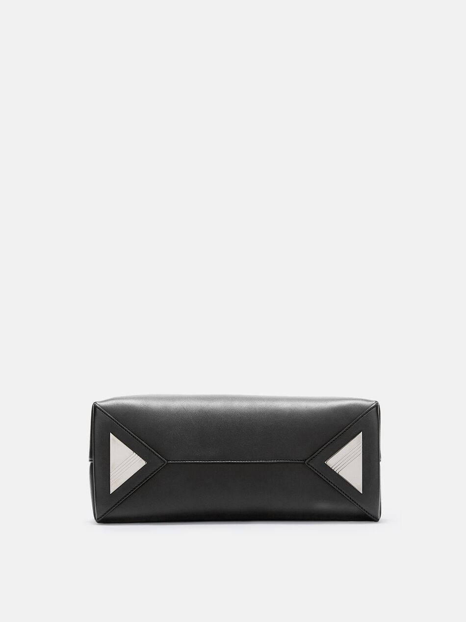 THE ATTICO ''Day Off'' black shoulder bag BLACK 246WAH49L001100