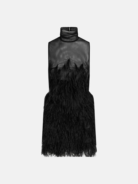 THE ATTICO Black mini dress Black 251WCA00444PAA111RA100