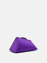 THE ATTICO ''8.30PM'' violet oversized clutch  231WAH01V015012