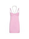 THE ATTICO ''Coco'' sugar pink mini dress  231WCA191V058432