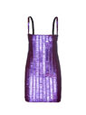 THE ATTICO ''Rue'' violet mini dress
