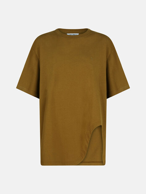 THE ATTICO Military green t-shirt MILITARY GREEN 251WCT00350JJJ025AA081