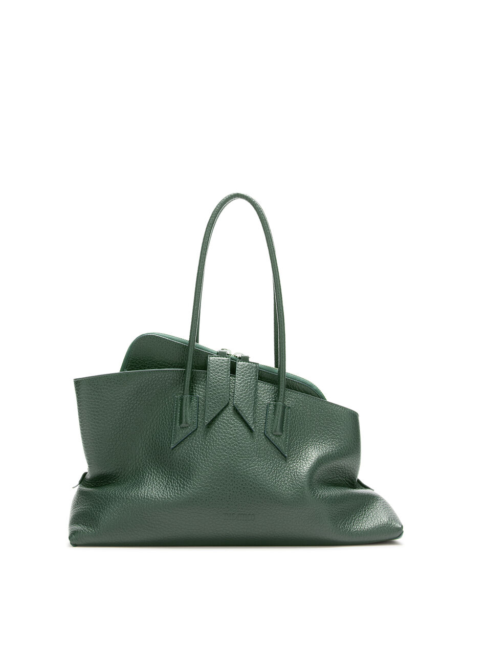 THE ATTICO ''La Passeggiata Medium'' dark forest top handle DARK FOREST 260WAH00054LBT117AA148