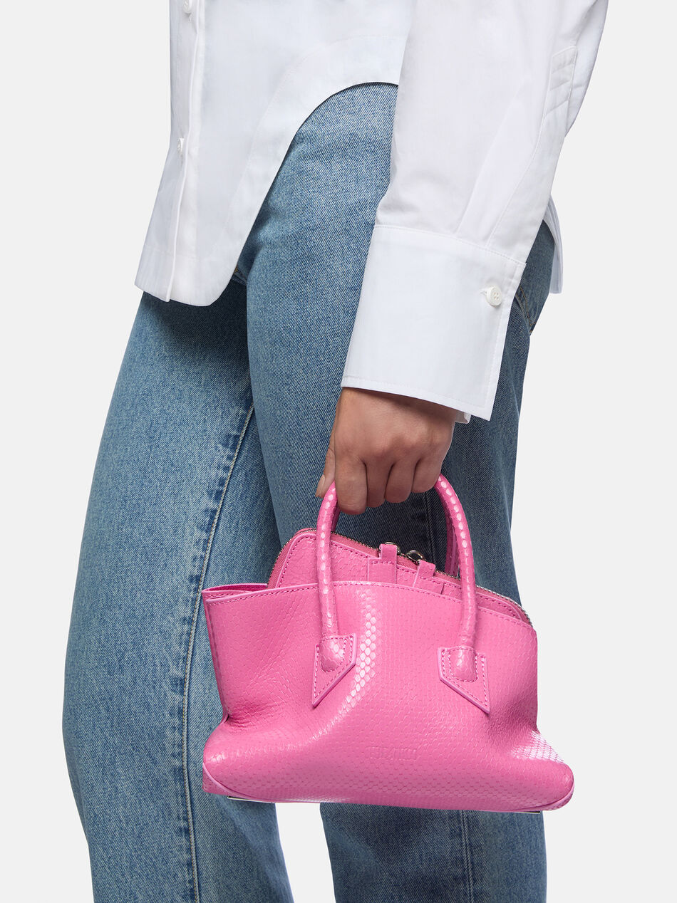 THE ATTICO ''La Passeggiata Mini'' fuchsia top handle FUCHSIA 260WAH00063LBT003PR008