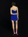 THE ATTICO ''Iris'' blue and yellow mini dress  226WCA136H123358