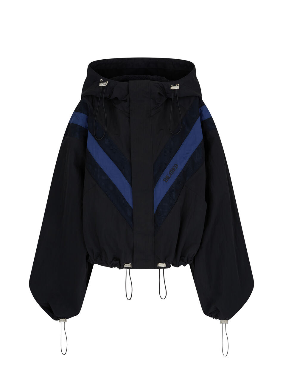 THE ATTICO Blue and black bomber BLUE/BLACK 250WCB00086PAA100AA226