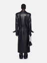 THE ATTICO Black long coat Black 241WCC52L054100