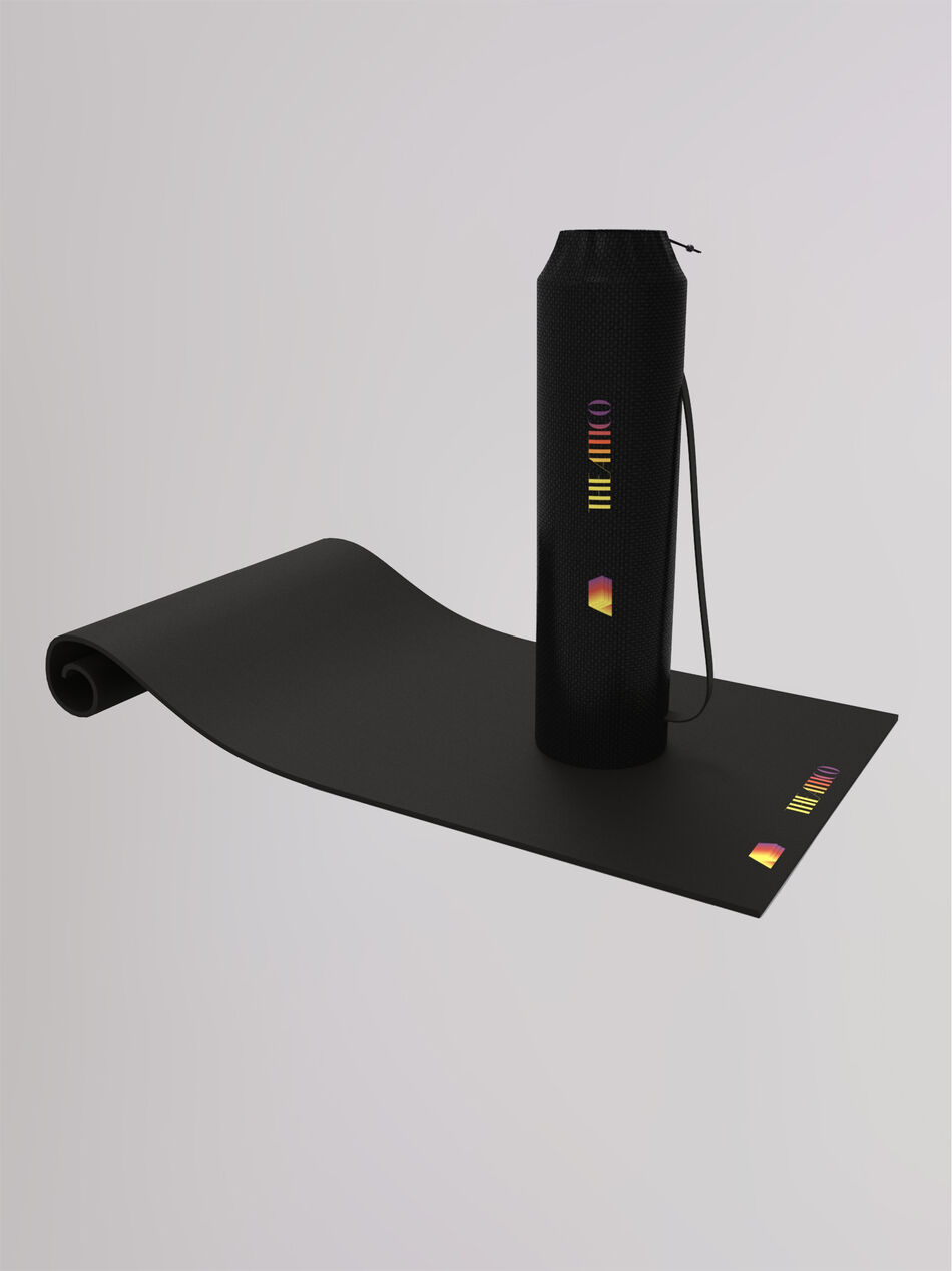 THE ATTICO Life at Large mat BLACK THEATTICOMAT100