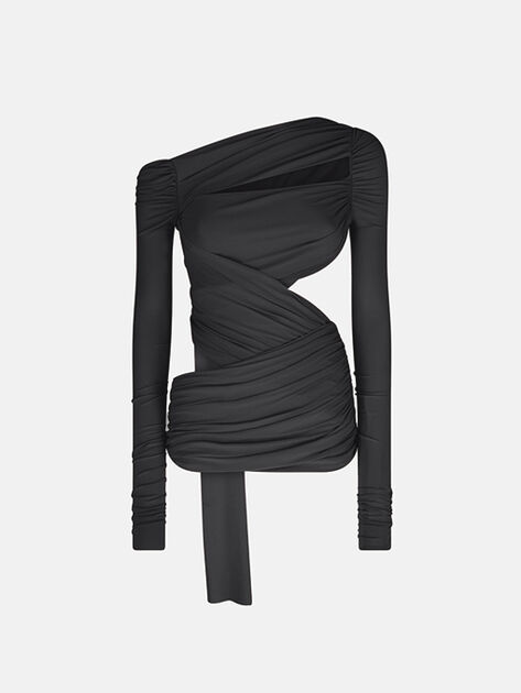 THE ATTICO Black top BLACK 246WCT258A014100