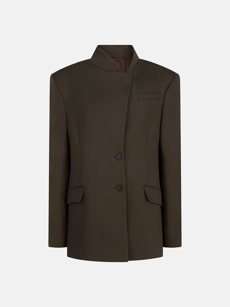 THE ATTICO Brown jacket BROWN 251WCG00084WWW061AA064