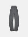 THE ATTICO ''Gary'' grey and white long pants  231WCP102E067427