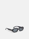 THE ATTICO ''Irene'' black sunglasses  234WAS13MET2100