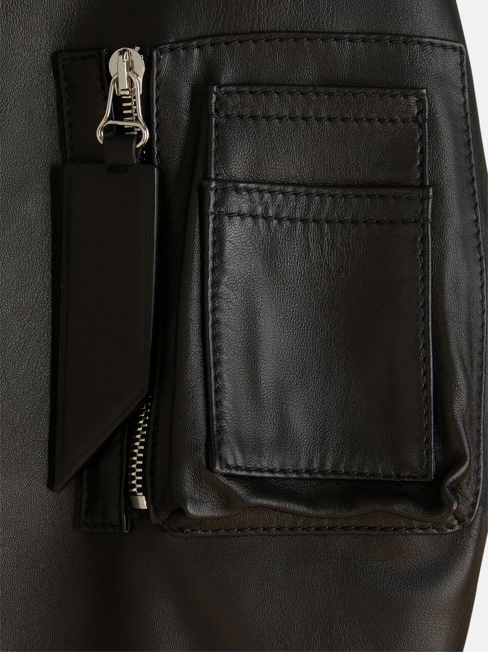 THE ATTICO ''Anja'' black bomber BLACK 231WCB04L054100